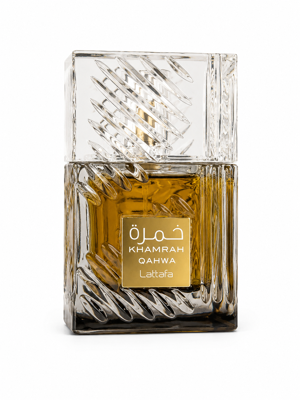 Lattafa Khamrah Qahwa Eau de Parfum 100 ml - Profumo Unisex con Note Speziate, Gourmand e Legnose