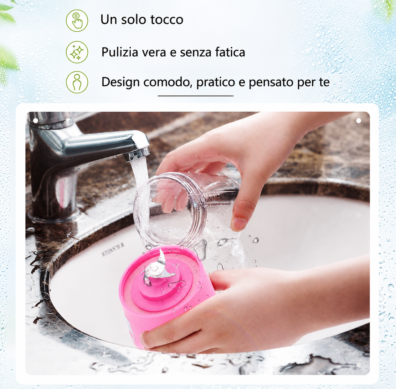 Frullatore Portatile Smoothie USB 380ML