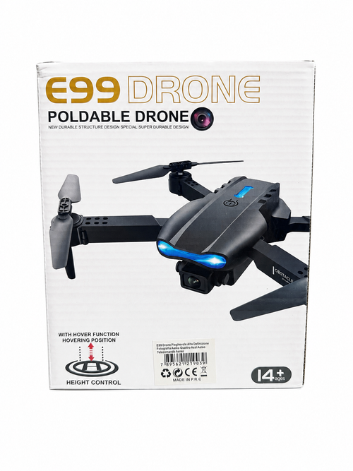 Drone E99 Pieghevole con Hover Mode e Controllo Altezza