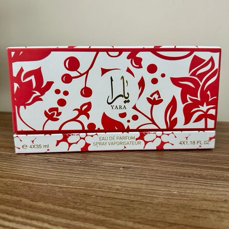 Yara Lattafa Set Profumi Mini Collection Eleganza 4x35ml Eau de Parfum Spray Vaporisateur