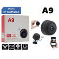 Mini IP Camera A9 HD 1080P con WiFi e Ricarica Magnetica Videocamera Portatile per Sicurezza Domestica Telecamera Wi-Fi
