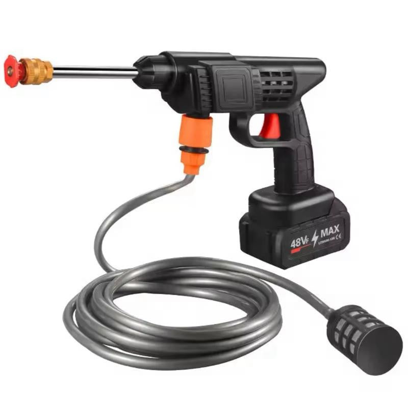 Idropulitrice Portatile Wireless 300W 30 Bar con Batteria 18000 mAh per Auto Moto Bici e Superfici Esterne