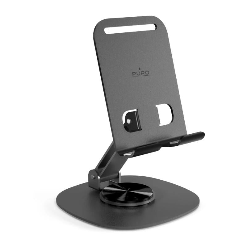 Supporto Telefono Unico da Tavolo Base Mobile in Nero con Design Moderno e Funzionale per Smartphone