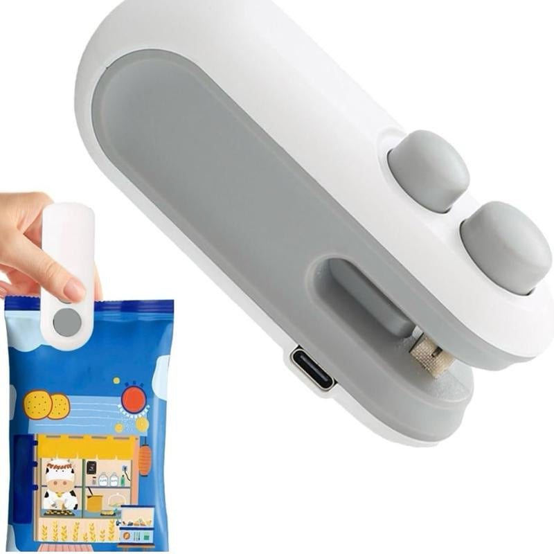 Sigillatore Portatile per Sacchetti Mini Sealer Ricaricabile per Cucina con Funzionalità Pratiche e Design Compact