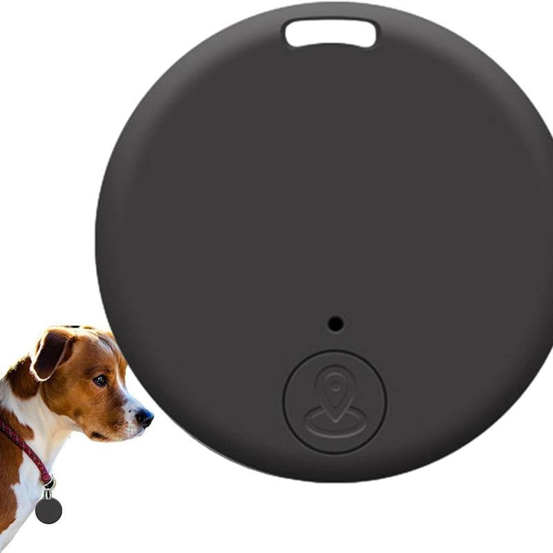 Localizzatore GPS Anti Smarrimento Mini Tracker Portachiavi Compatibile Smartphone Nero