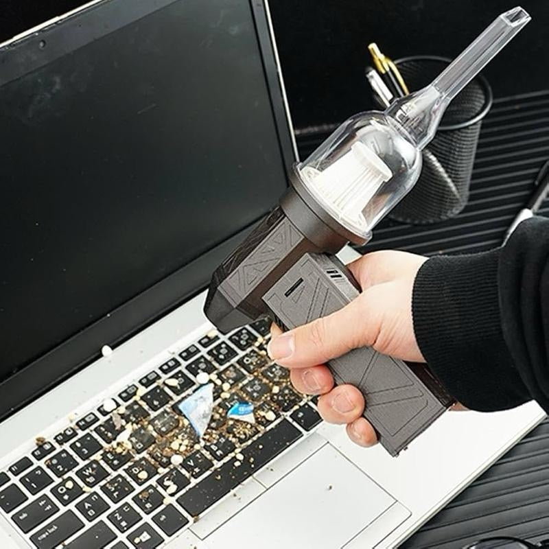 Soffiatore Aspiratore Portatile USB 2in1 per Polvere Auto PC Tastiera Multiuso