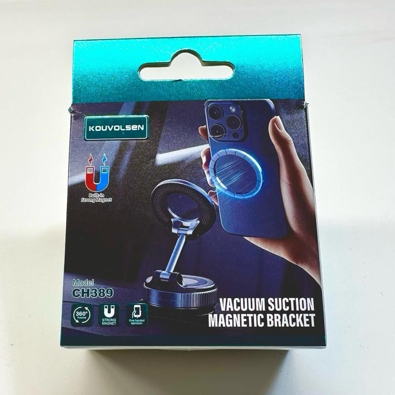 MagStand Pro Supporto Magnetico Ultra Compatto per Smartphone Design Pieghevole e Salvaspazio Rotazione Regolabile Ideale per Scrivania Auto Video e Streaming