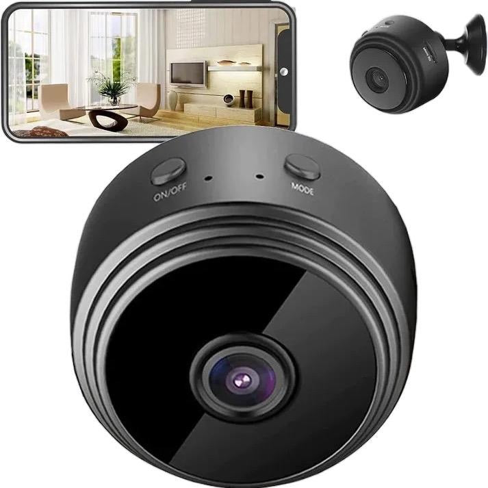 Mini IP Camera A9 HD 1080P con WiFi e Ricarica Magnetica Videocamera Portatile per Sicurezza Domestica Telecamera Wi-Fi