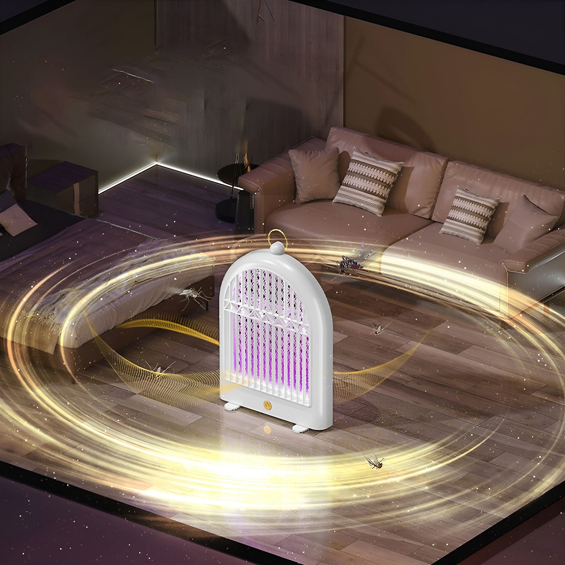 Lampada Antizanzare UV Elettrica USB Silenziosa
