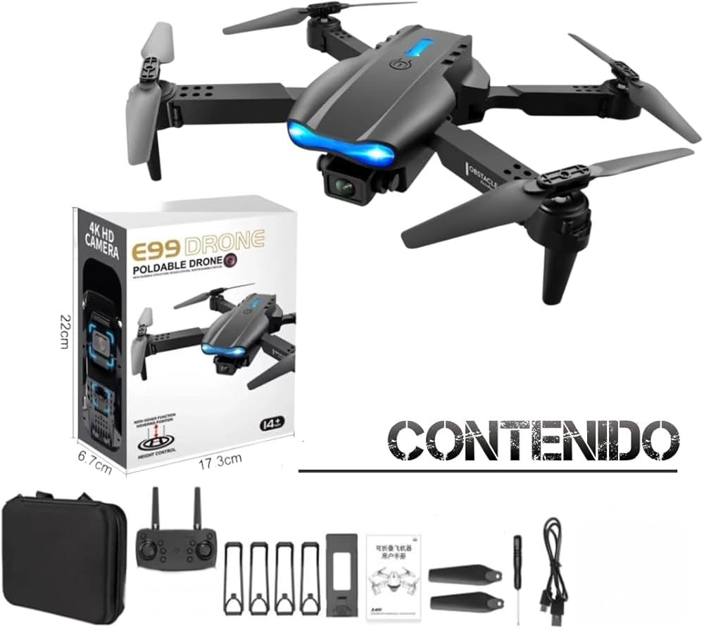 Drone E99 Pieghevole con Hover Mode e Controllo Altezza