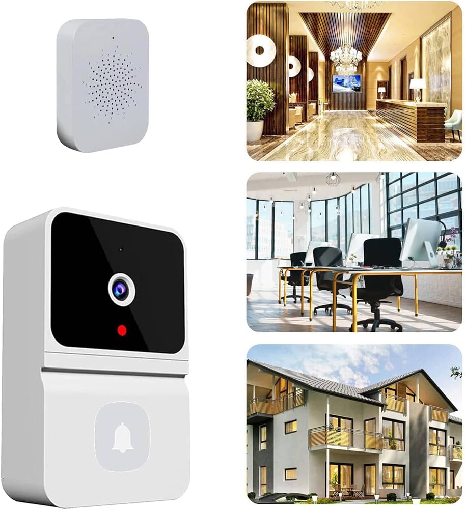 Campanello Smart WiFi con Telecamera e Audio per Sicurezza Domestica e Monitoraggio Remoto
