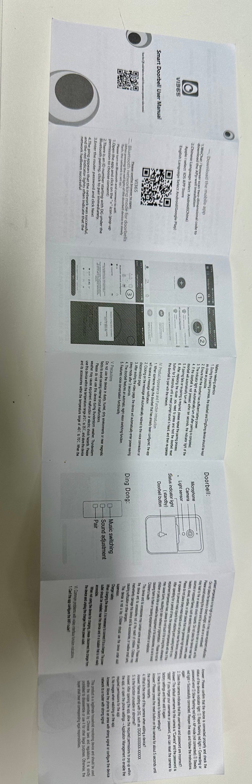 Campanello Smart WiFi con Telecamera e Audio per Sicurezza Domestica e Monitoraggio Remoto