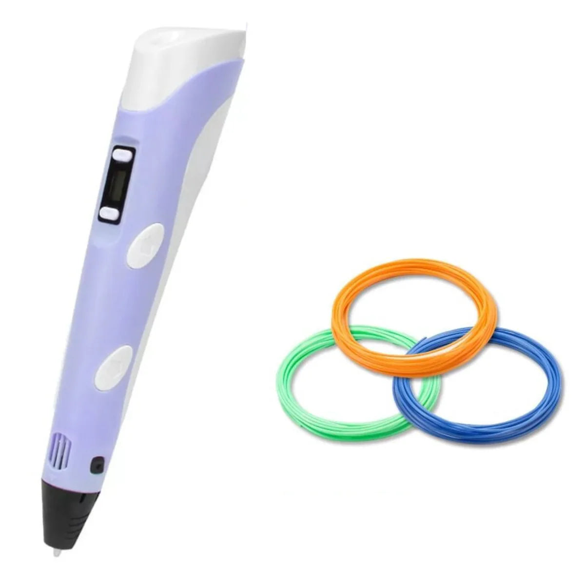 Penna 3D Professionale con Display LCD e Filamenti Colorati – Disegno 3D Creativo per Bambini e Adulti