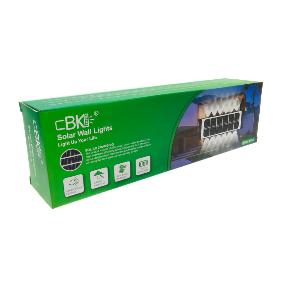 Lampada Solare LED da Parete con Sensore – Luce Esterna Waterproof ad Energia Solare