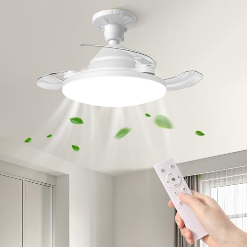 Ventilatore da soffitto Moderno con Luce Integrata Sostituzione per Decorazione Interni Elegante e Funzionale